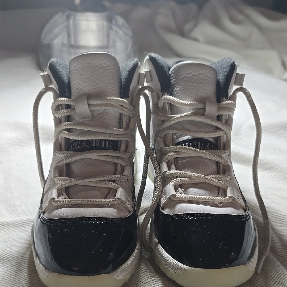 Black and White High-Top Sneakers